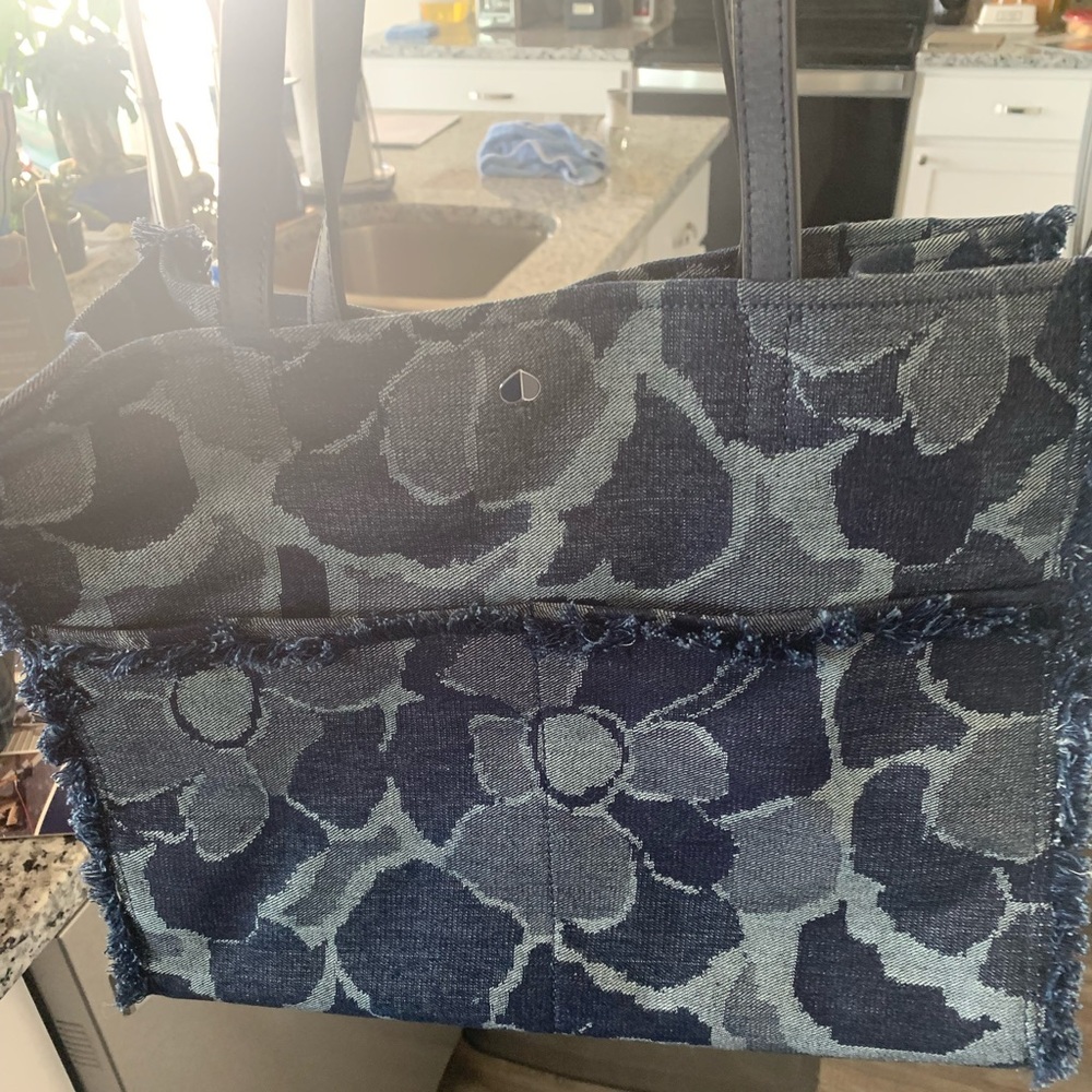 Kate Spade Denim Large Tote
